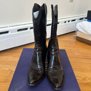 COPY - Stuart Weitzman crocodile boots